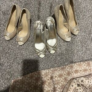 Elegant Peep-Toe Heels